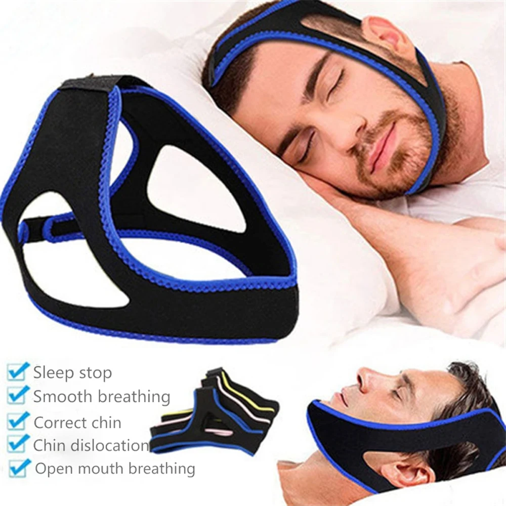1pcs Anti Snore Chin Strap,Anti-Dry Mouth Chin Strap For CPAP Users, Stop Snoring, Snoreless Sleeping Solution For Men And Women