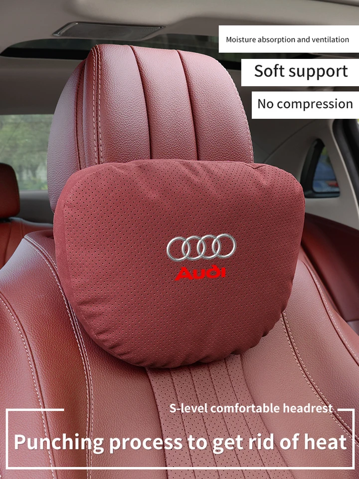 EVANEM Coussinets de Ceinture de sécurité pour Voiture,Convient pour Audi RS3 RS4 RS5 RS6 RS7 R8 TT TTS, intérieur de Voiture,A-Black Blue