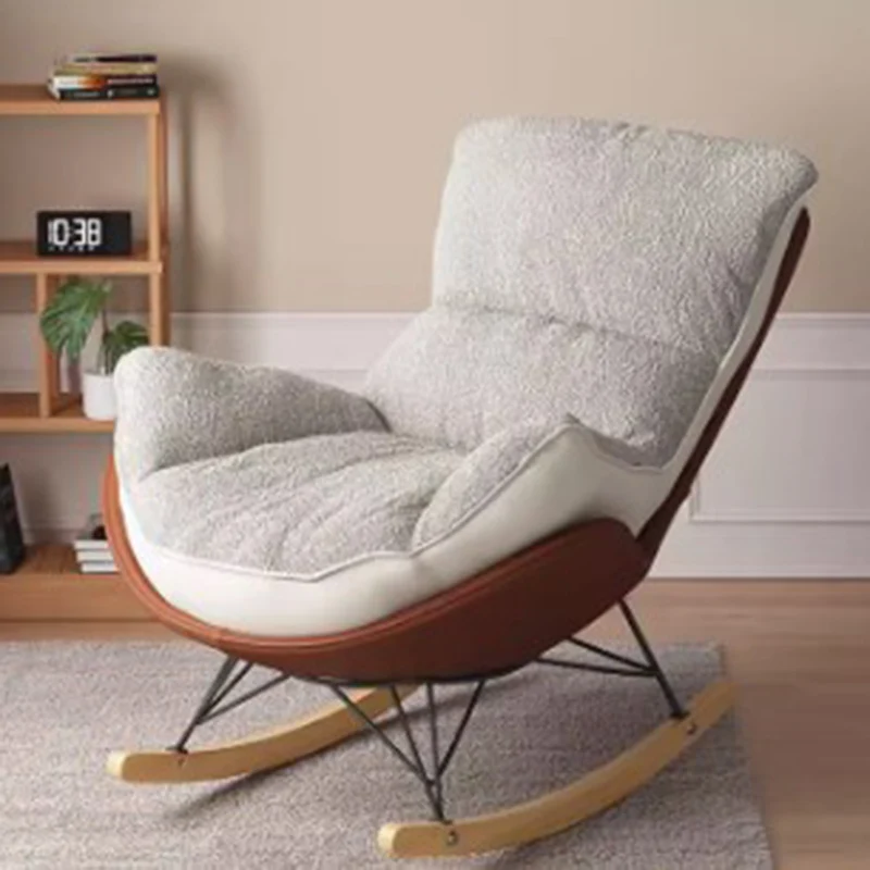 

Normal Adults Support Chair Armrest Cheap Relax Lazy Nordic Recliner Chairs Rocking Puffs Single Woonkamer Stoelen Furniture