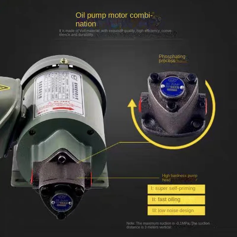 380/220V Top-10A/11A/12A/13A Cycloid Pump Triangular Lubricating Oil Pump Head Motor Oil Gear Oil Pump Triangle Lubrication Pump