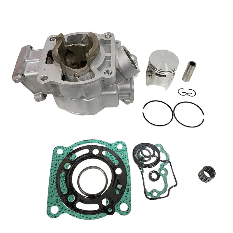 KX85-2013 For KAWASAKI KX 85 KX85 2006-2013 11005-0052 13001-0006 Motorcycle 48.5mm Cylinder Piston Gasket Rebuild Kit Motor