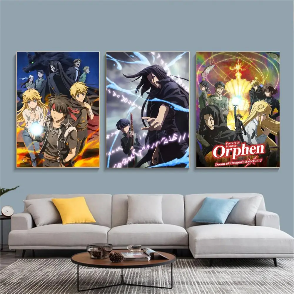 anime S-Sorcerous Stabber Orphen-N Painting Calligraphy Nature Inspired Artwork for Living Room  Home Decoration