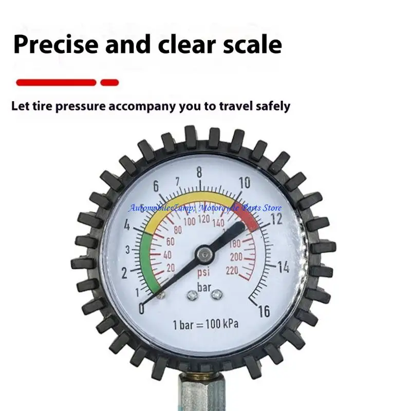 Misurazione della misurazione dei pneumatici automobilistici H7BD a prova shock con precisione 0,1 psi e schermo digitale da