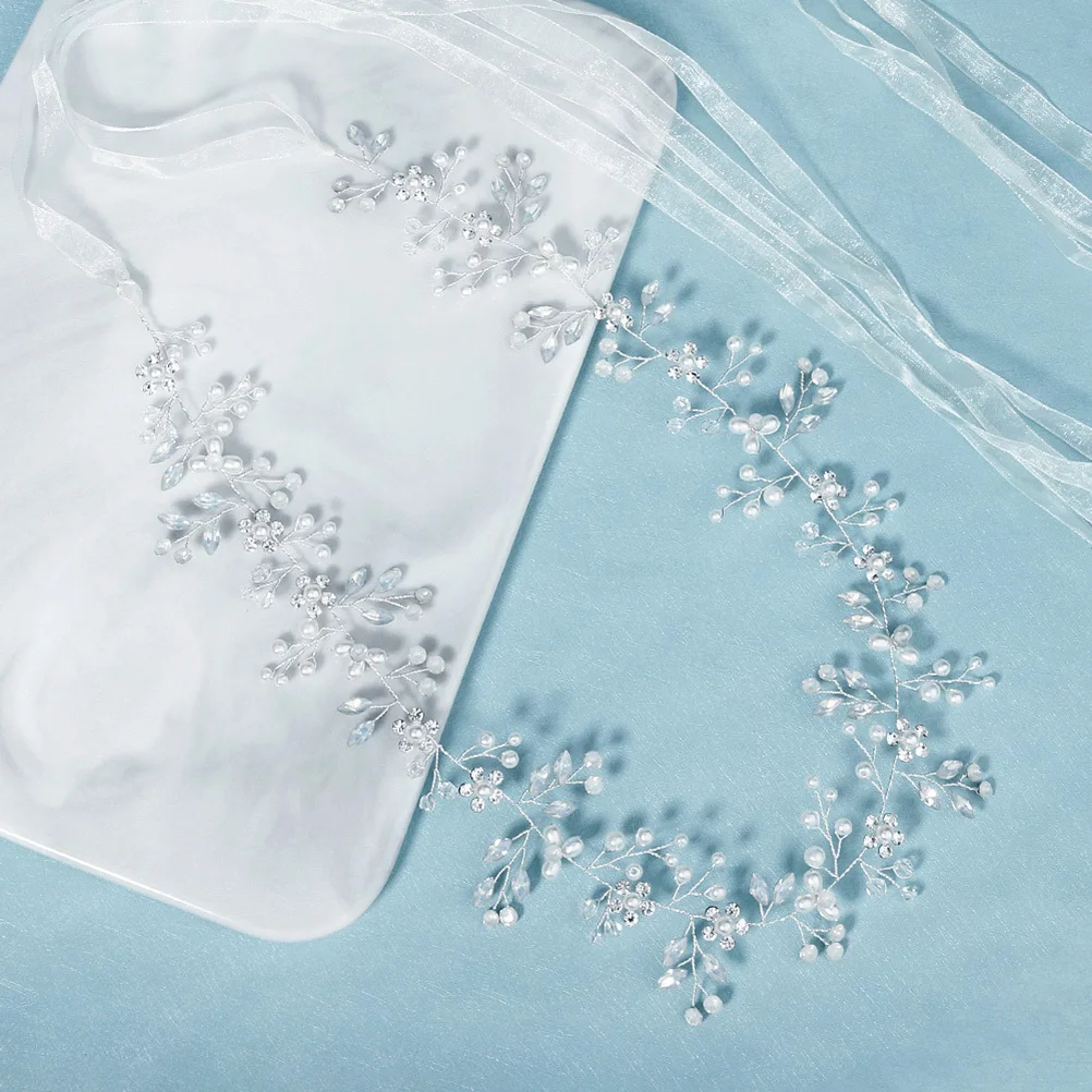1 pezzo di cintura da sposa cintura a catena da sposa fiore di perle fascia durevole accessorio chic per la sposa festa di fidanzamento di nozze banchetto