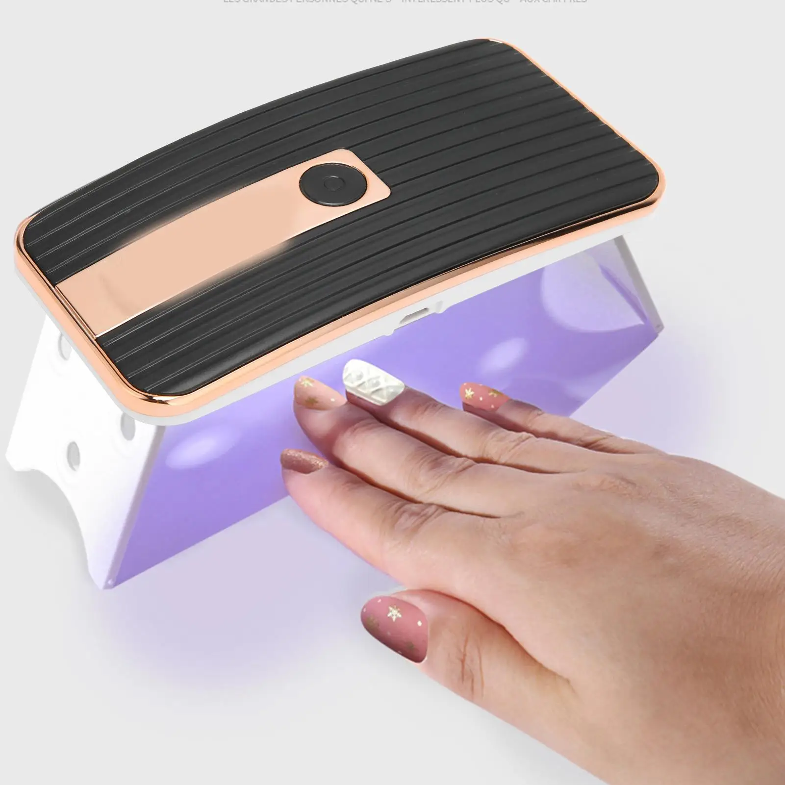 Mini lampe à ongles LED UV portable, sèche-ongles professionnel USB, séchage rapide du vernis gel, lampe à polymériser pour salon à domicile, 36W