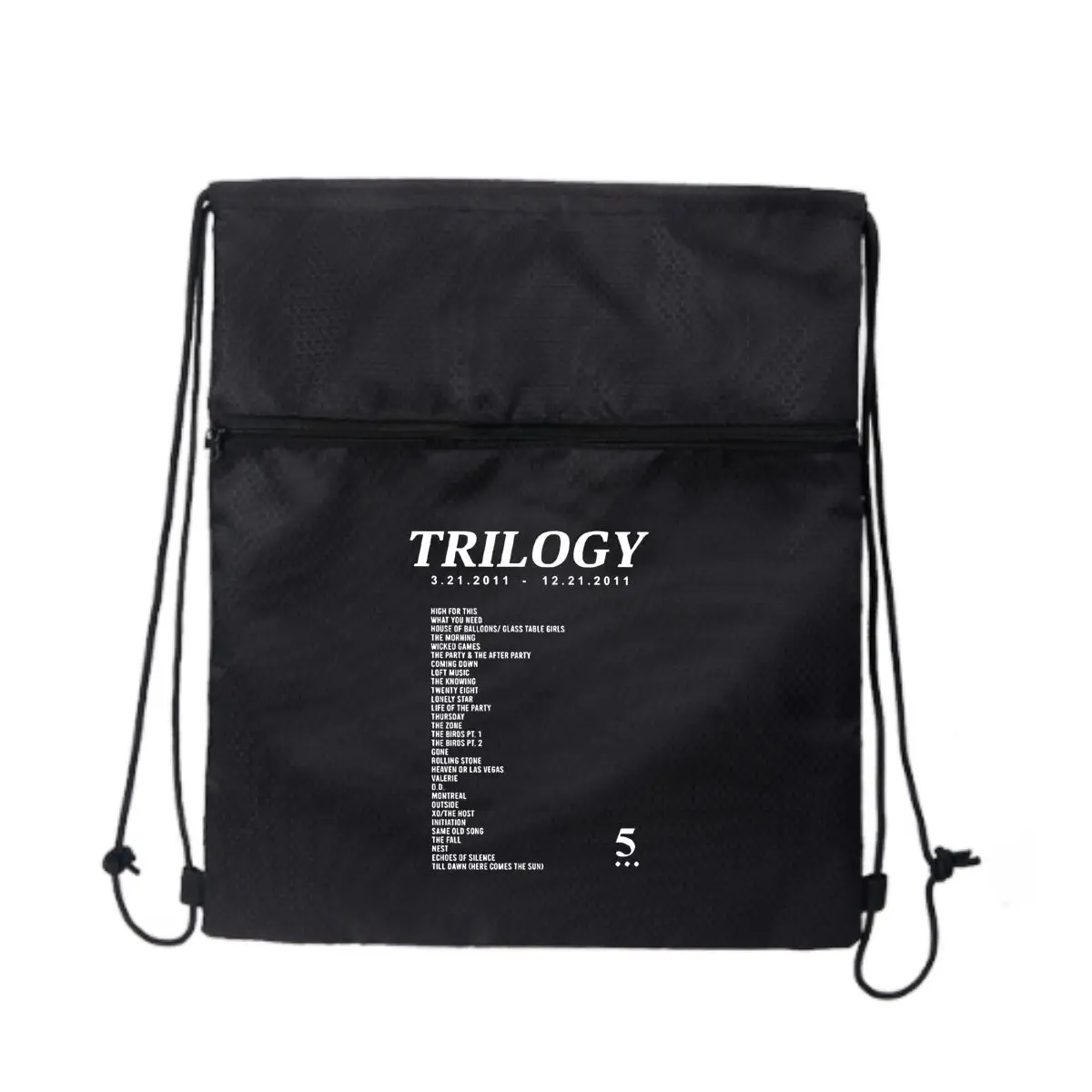 

Trilogy Tracklist Art Модный рюкзак на шнурке Портативный дорожный рюкзак