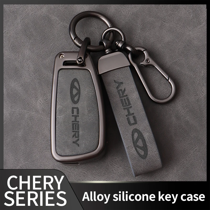 Leder-Autoschlüsselhülle für Chery ARRIZO7 E3 E5 A3 A5 Tiggo 2 3 5 3X Fulwin2 Eastar – Schutz und Zubehör – Detail 7