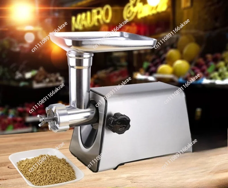 New, electric household, stainless steel feed pellet machine, fishing bait, pets, parrots, thrushes, feed pellet machine