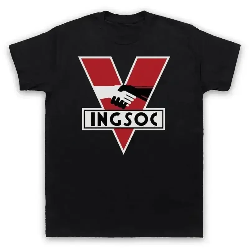 NINETEEN EIGHTY FOUR 1984 INGSOC POLITICAL PARTY LOGO MENS WOMENS T SHIRT
