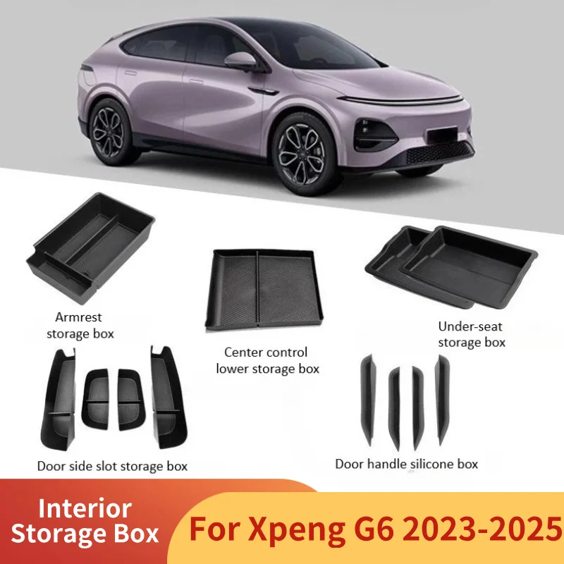 

Center Control Protection Pad for Xpeng G6 2023-2025 Door Slot Storage Box ETC Organization Storage Decorative Car Accessories