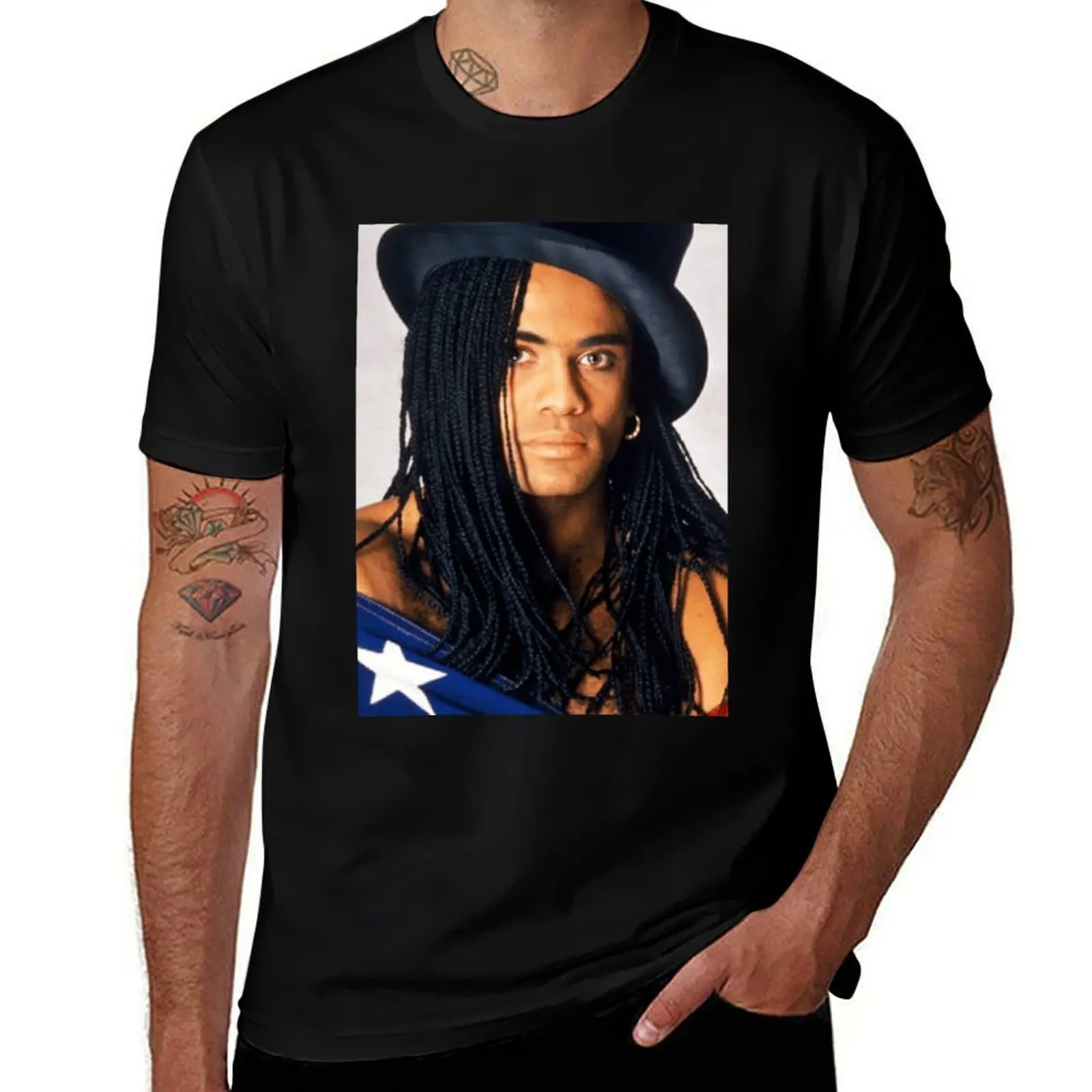 

Milli Vanilli Classic T-Shirt man tshirt t shirts for man cotton soft t shirts for man graphic tees T-Shirt
