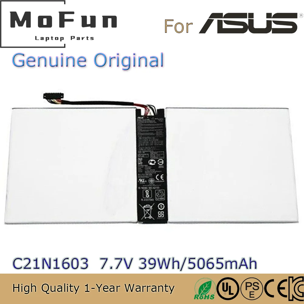 Brand New Original C21N1603 7.7V 39Wh Laptop Battery for Asus Transformer 3 Pro T303UA-0053G6200U T304UA 0B200-02100100