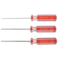 1 Pc Hexagon Screwdriver 1.5/2/2.5/3/4/5/6mm Flat Head Hex Shank Magnetic Screwdriver Steel Hand Manual Tool Repair Tools