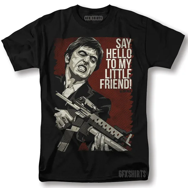 

Scarface Movie Al Pacino Poster Classic Film T Shirt