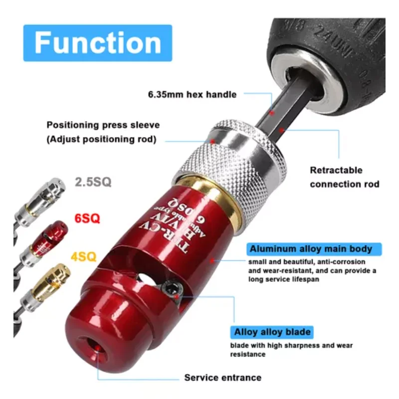 Machine à dénuder les fils, perceuses, kits Ele83.i