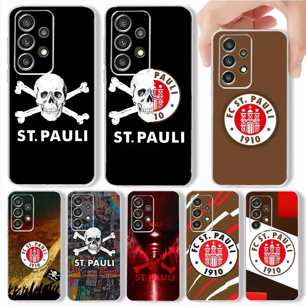 F&C St Pauli R-Rapper Streetwear  Phone Case Soft Transparent TPU Case For Samsung S25,S24,S21,S22,S23,S30,Ultra,S20,Plus