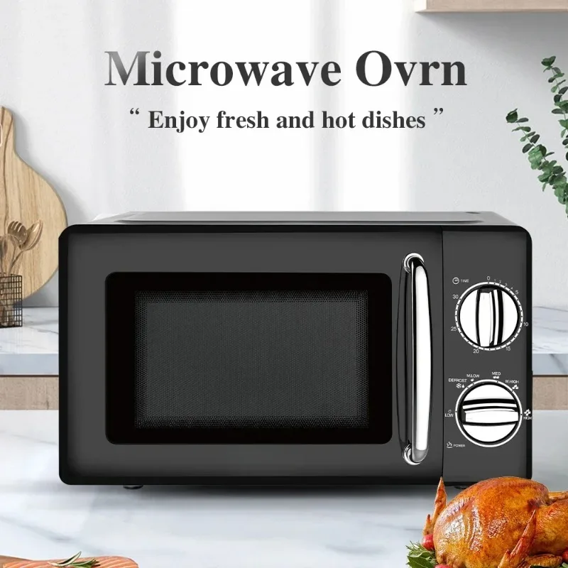 Electric Microwave Oven Most Popular 20L Large Capacity 800W Flatbed Heating Smart Defrost Safe Countertop