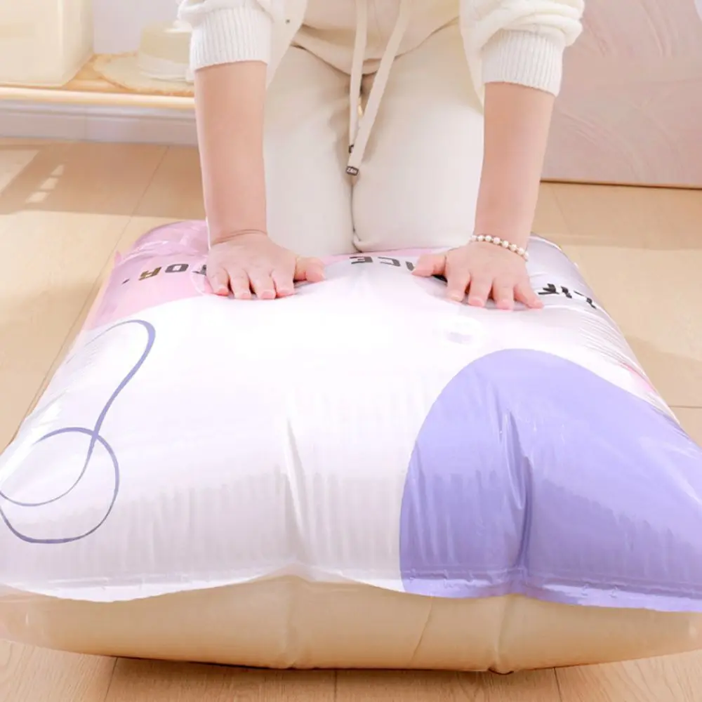 Press & Seal Vacuum Storage Bags Space Saving Cube Compression No-Pump Vacuum Bags Compression Desig Reusable