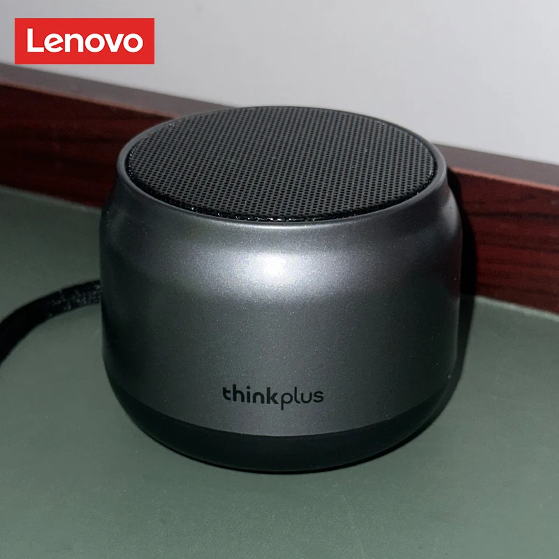 لينوفو K30 مكبر صوت بخاصية البلوتوث قابل للنقل، مكبر صوت ستيريو، عمر بطارية طويل، مضخم صوت صغير خفيف الوزن مع ميكروفون اتصال عالي الدقة