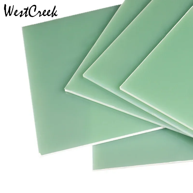 WESTCREEK 1-10mmx300x300mm FR4 sheet dialect substrate  green glass fiber board FR-4 Epoxy Glass epoxy resin thin plate PCB