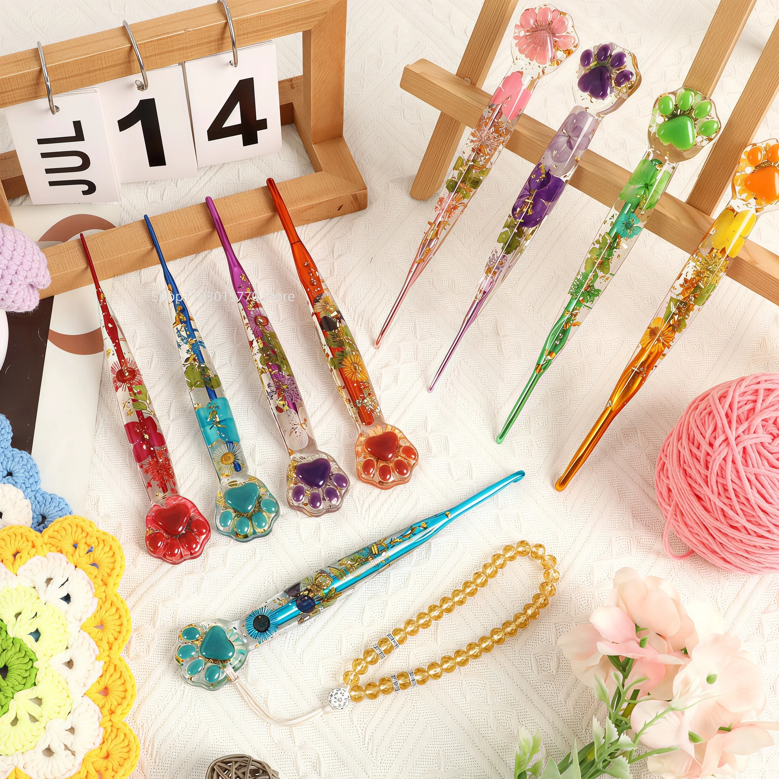 طقم إبر كروشيه جديد للغراء الس - مراجعة Crochet Hook Set وسعره