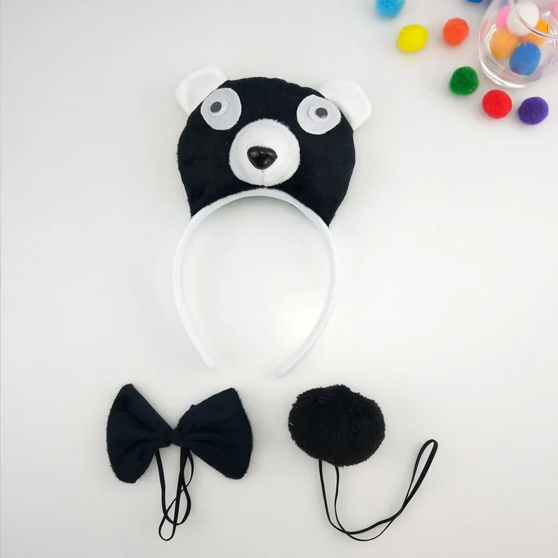 Cute Animal Bear Headband Hairbands Cosplay Hair Party Favor For Kids and Adult  Costume Halloween  Wedding Festival