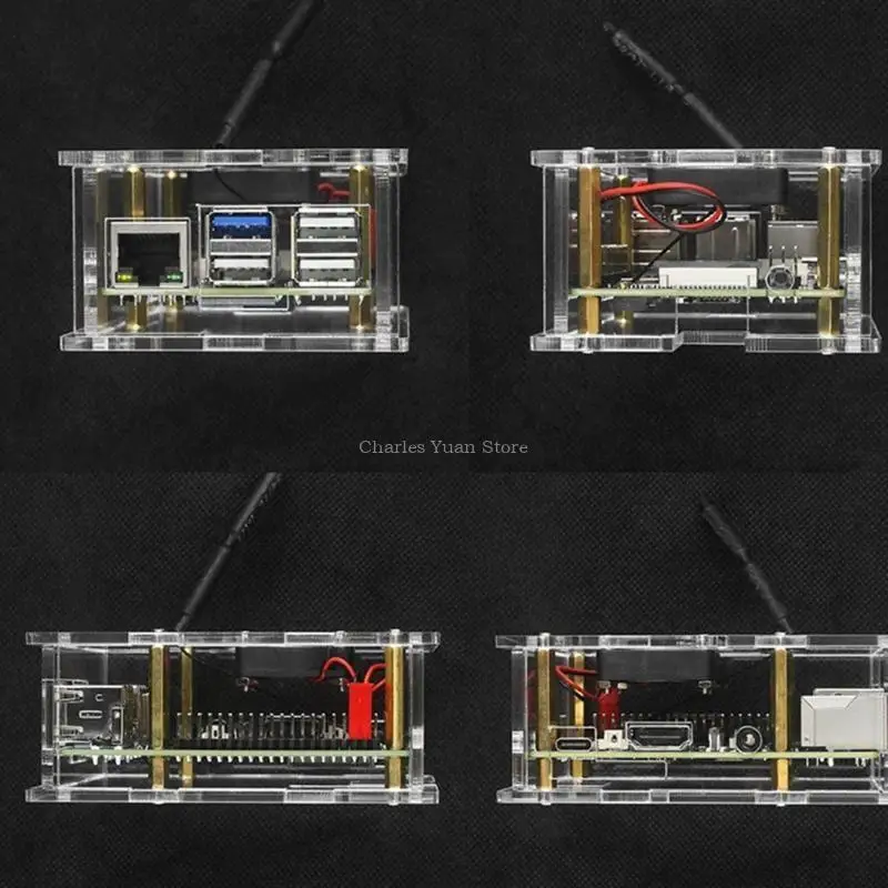

Sturdy Acrylic Case for Orange 3B Development Board Enclosure Development Board Protective Shells Accessories
