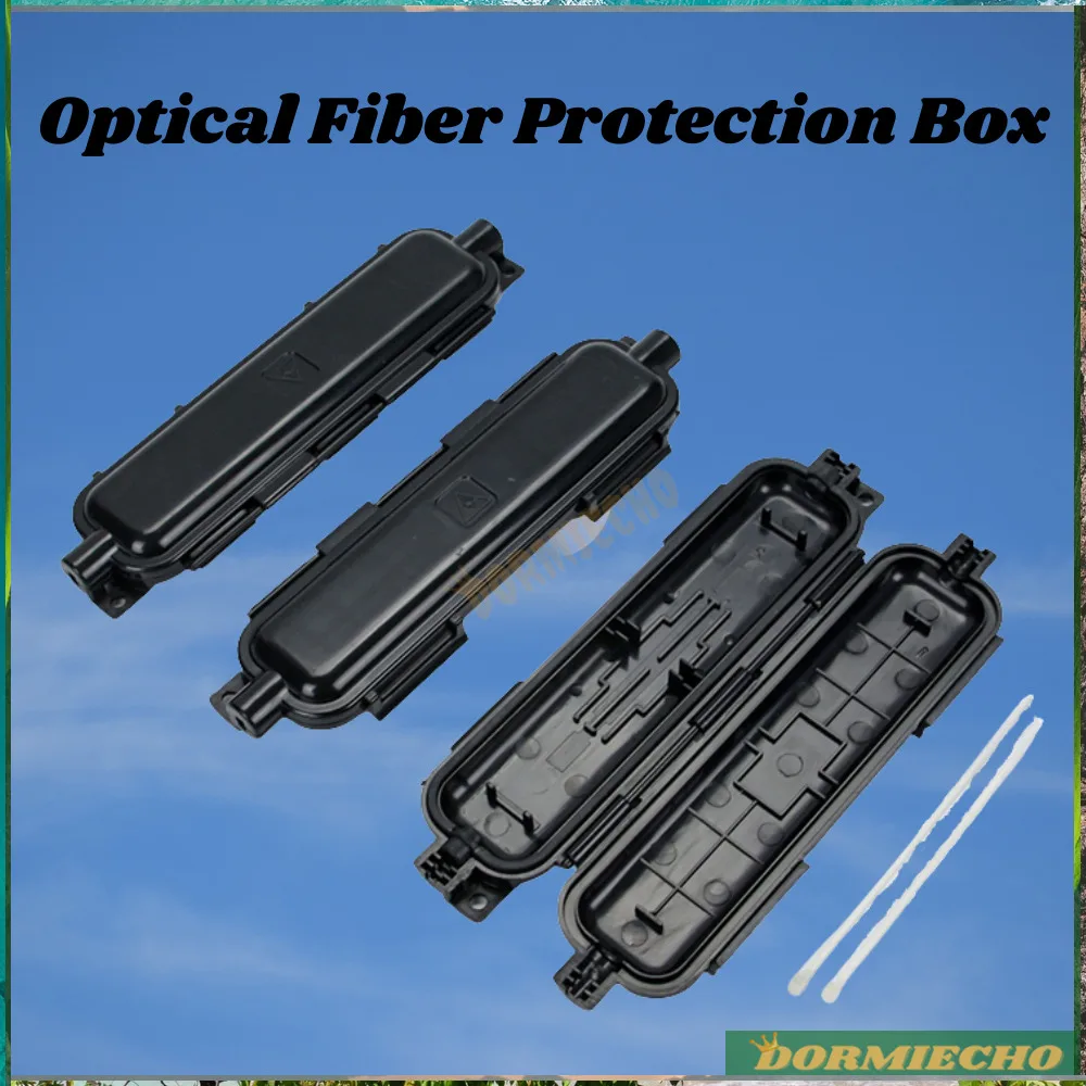 

New 10pcs Optical Fiber Protection Box Drop Cable Rotation Case FTTH Tool Heat Shrink Tubing to protect Waterproof Splice Tray