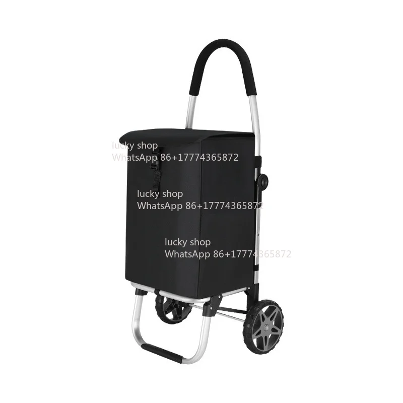 Home Shopping Cart Express Folding Portable Lightweight Aluminum Alloy Shopping Cart