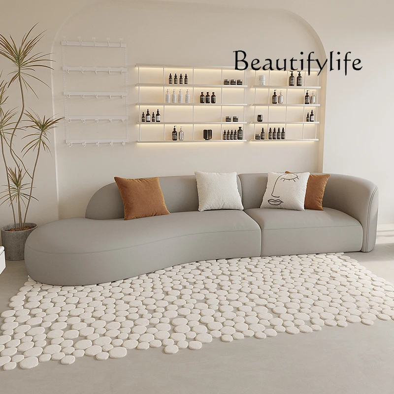 SM أرائك خشبية كبيرة فاخرة حشو مقاوم للماء تصميم كسول الصالات نفث الأريكة صالون كرسي صالة فاخرة Divano الأثاث العصري #1