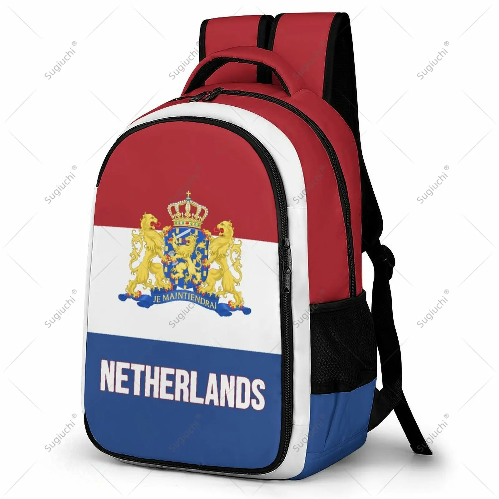 Backpack Netherlands Flag Student Schoolbag Smart Business Travel Leisure Backpack Laptop Back Pack Office Work Bag