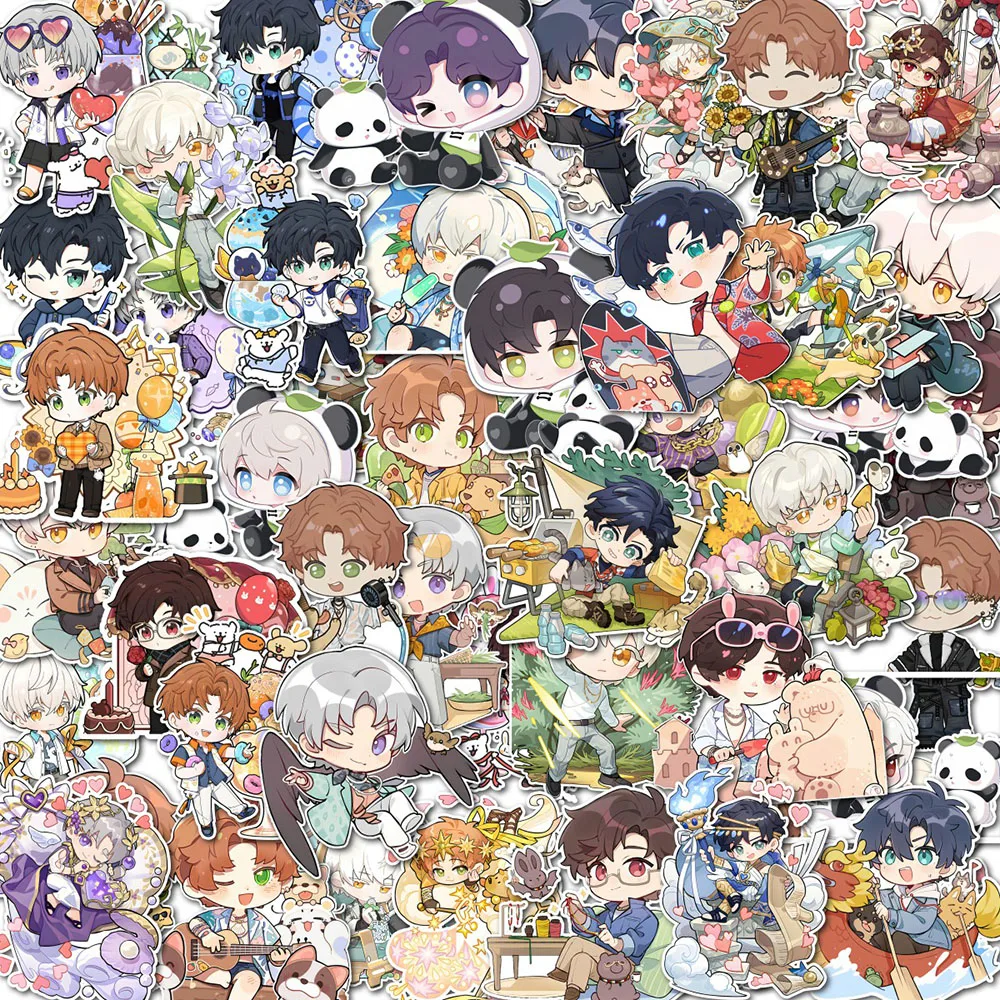 Cute Chibi Anime Boy Character Stickers Waterproof Vinyl Decals For Laptop Water Bottle Phone Case DIY Decor