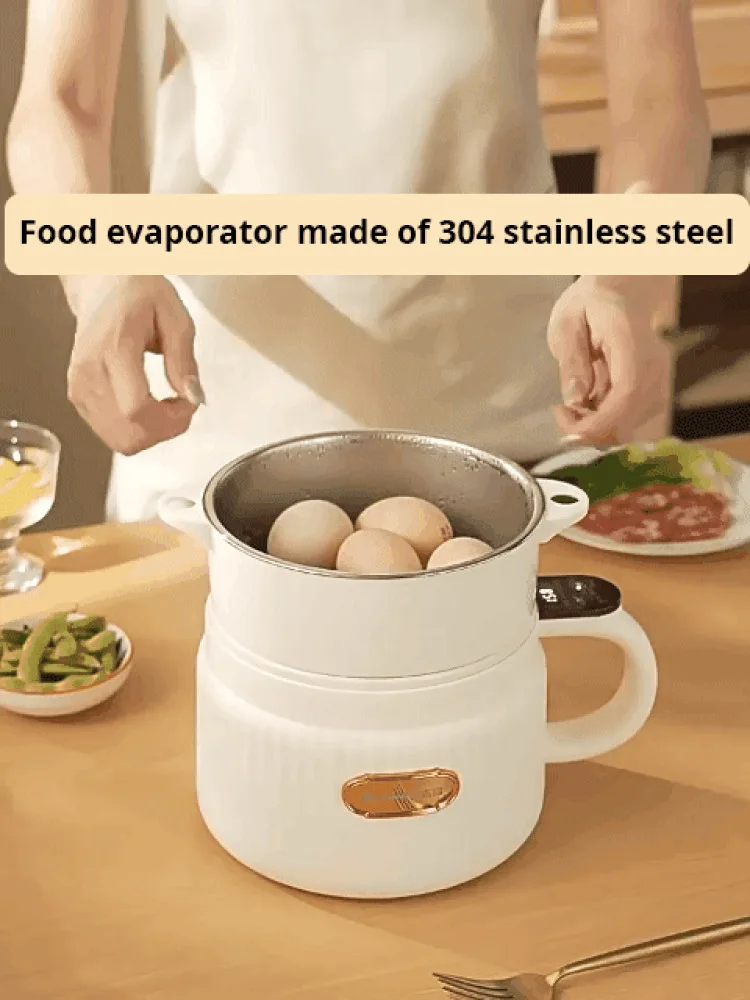 Intelligent multifunction electric cooker small touch screen handle student dormitory pot