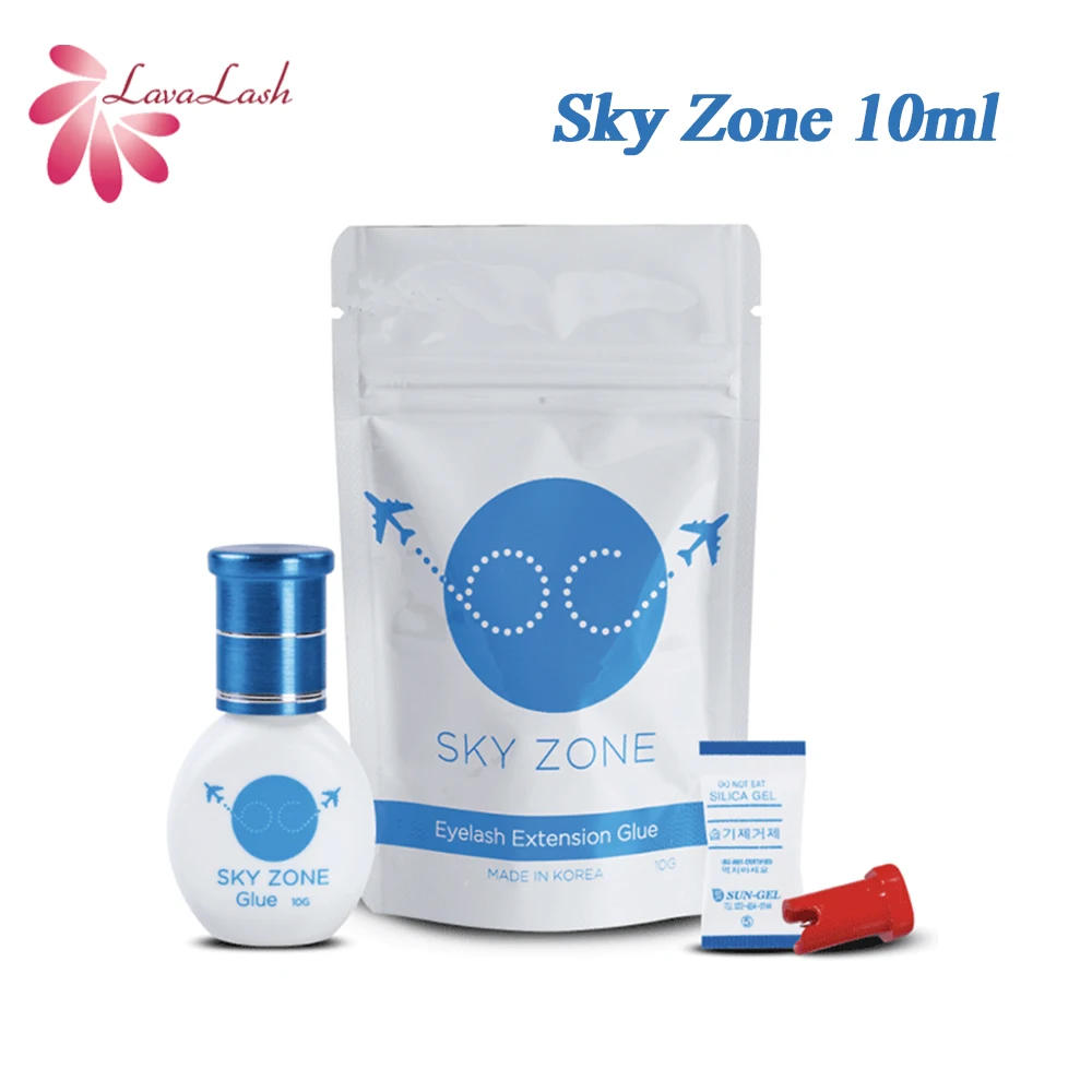 5/10ml South Korea 1-2s Dry Time Fastest Strongest Eyelash Extensions Glue Original Sky Zone Glue Professional Makeup Tools