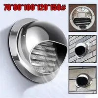 Stainless Steel Wall Ceiling Air Vent Ducting Ventilation Exhaust Grille Cover Waterproof Outlet Heating Cooling Vents Cap 3