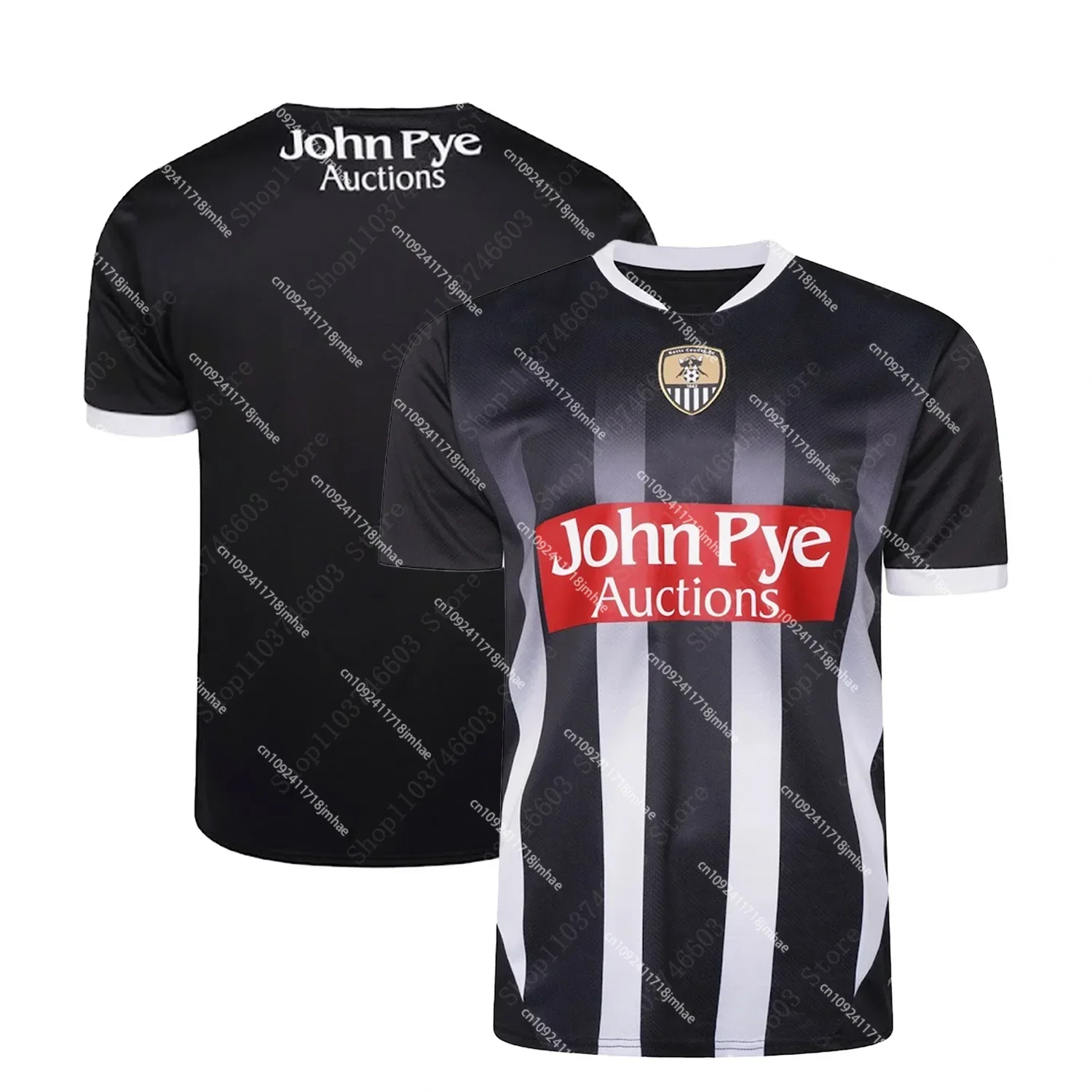 Notts Team Soccer Jersey 2425 New Arrival Summer Fan Sport Training Jersey Breathable Football Uniform Tops for Adult&Kid