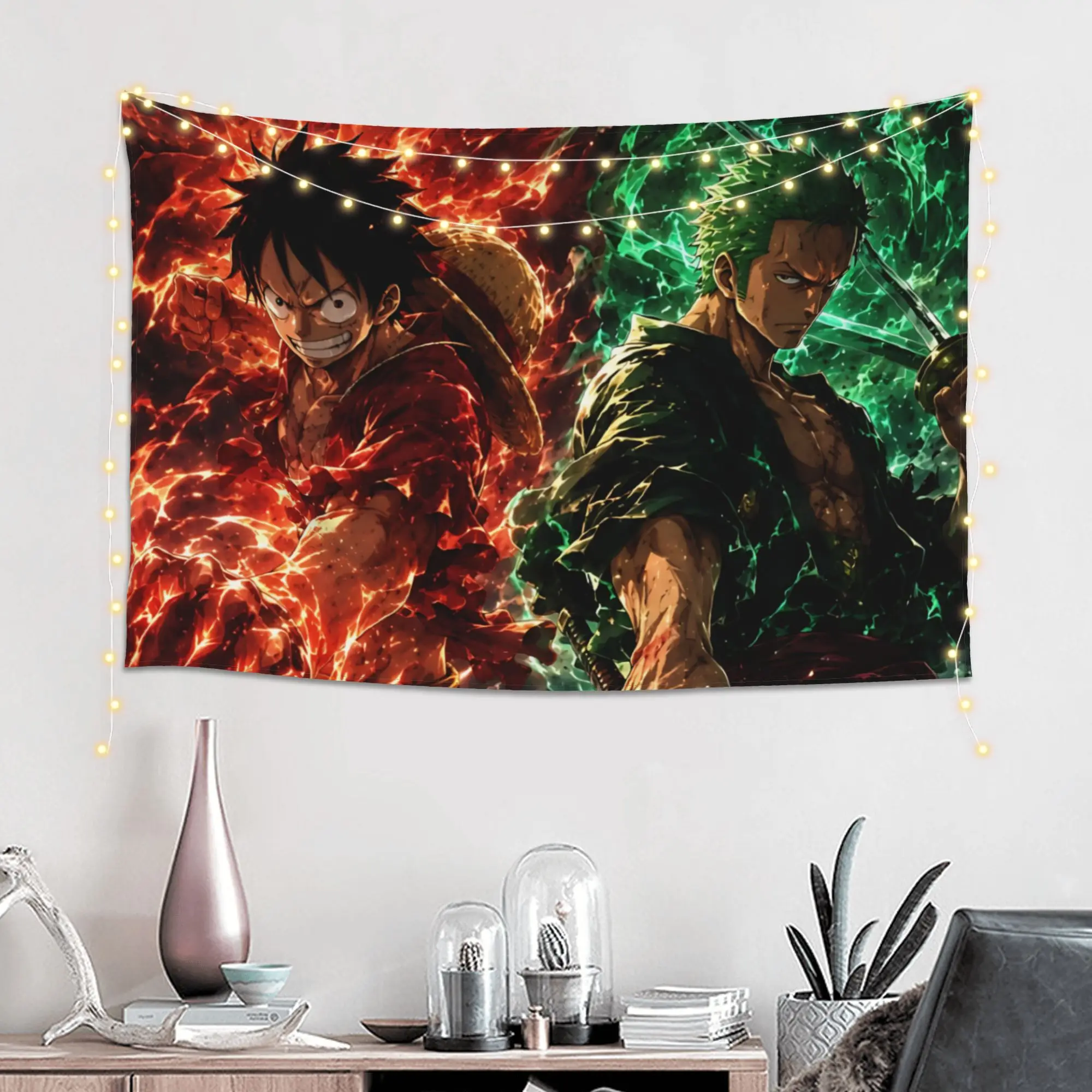 Customized Anime One Pieces Cutecore Tapestry Shonen anime Wall Hanging Blanket Tapestry Home Decor Items Wall Decorations