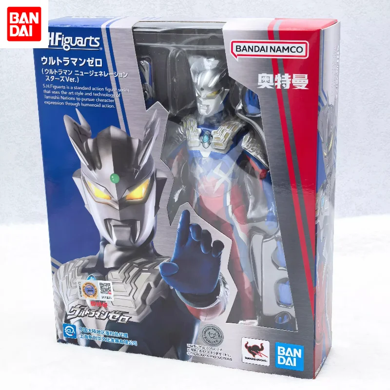 

Bandai SHF Ultraman Zero New Generation Star Action Figure Toy Model Collectible Gift in Stock Shipped Within 24 Hours