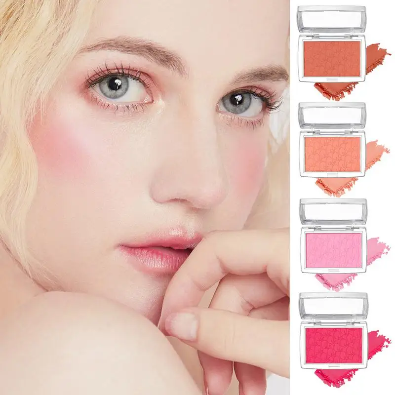 Makeup Blush Natural Radiance Blush Makeup Powder Instant Cheekbones Contouring Cruelty-Free Blush Makeup Powder For Girls Women