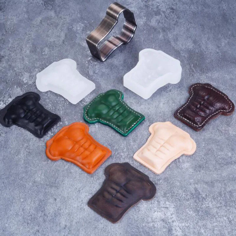 DIY Leather Craft Tools Handmade Leather Tools, Muscle Abs Leather Cutting, Leather Sewing Mould