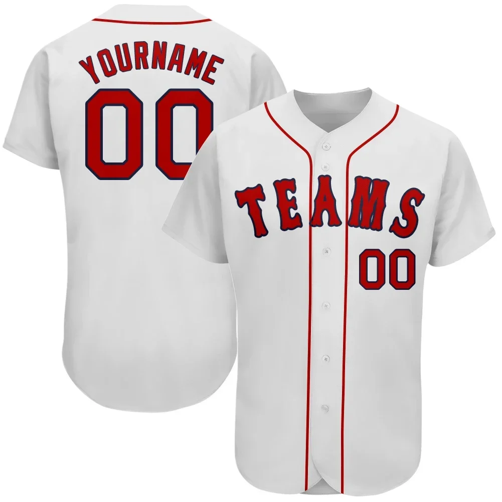 

Custom Baseball Jersey Couples Team Jersey Mesh Button Down Personalized Softball Uniforms Printed Name&Number