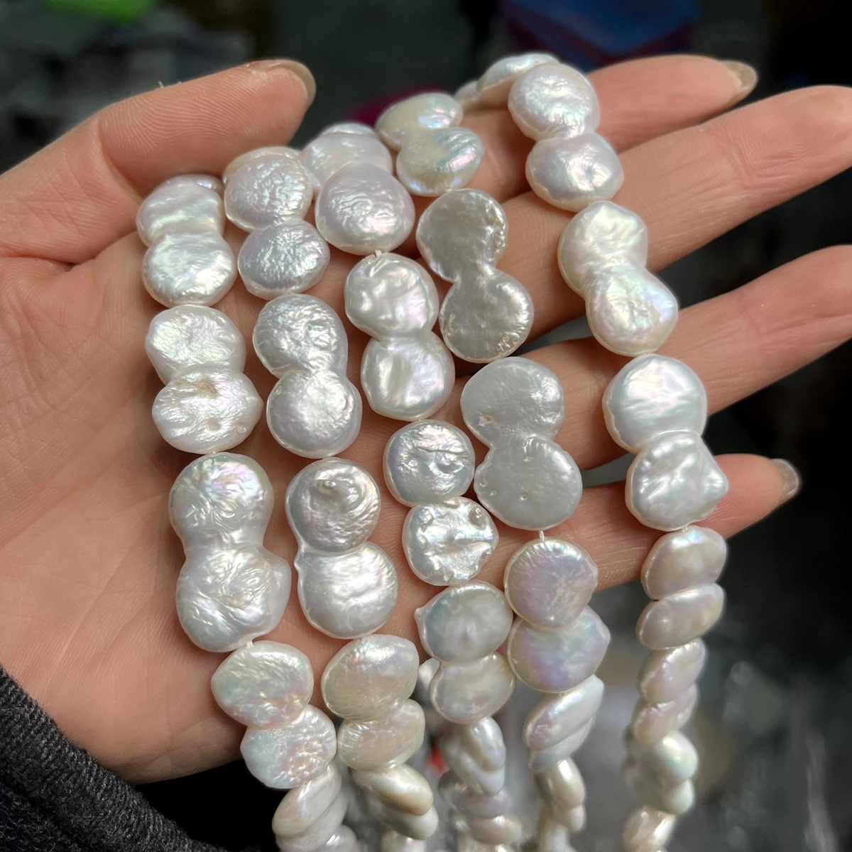 

13x22mm High-Quality Baroque Natural Pearl Peanut-Shaped Beads for Jewelry Making Supplies DIY Necklace Bracelet Accessories