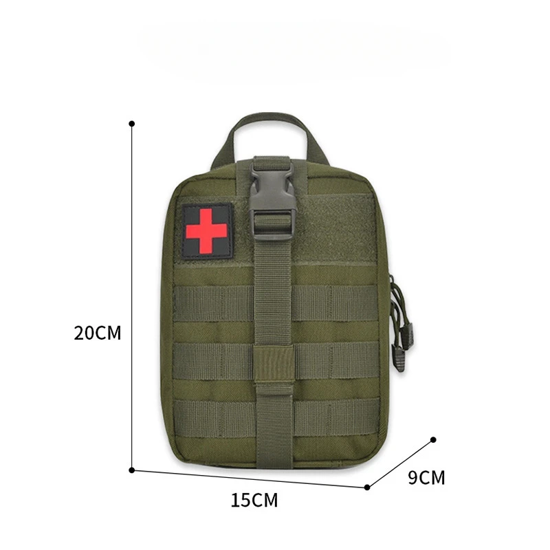 Kit di pronto soccorso medico tattico esterno Kit di sopravvivenza multifunzionale per arrampicata nella natura selvaggia Kit di emergenza mimetico