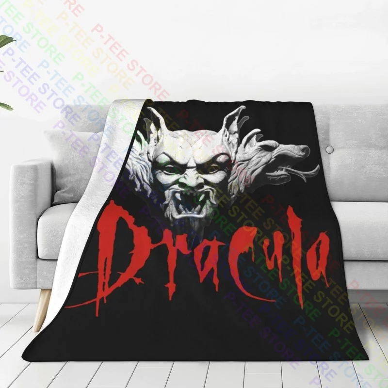 Dracula Bram Stoker Vampire Horror Movie Blanket Home New Style Lightweight Faux Fur Mink Sleeping Sheets