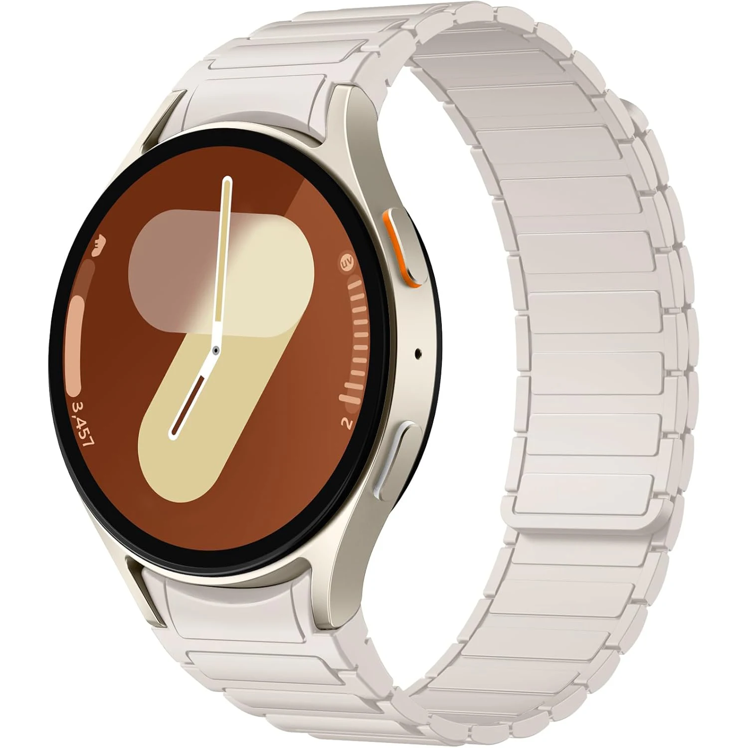 Compatible with Samsung Galaxy Watch 7/FE/6 straps 40mm 44mm / Watch 6 5 4, 20mm silicone magnetic sports strap