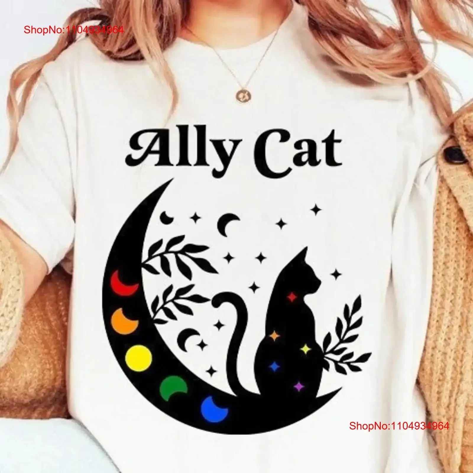 حليف كاليفورنيا تي شيرت فخر مضحك lgbtq غريب الأطوار القمر المرحلة العلم مثلي الجنس الساحرة مثليه خمر غسلها أوم الرسم #1