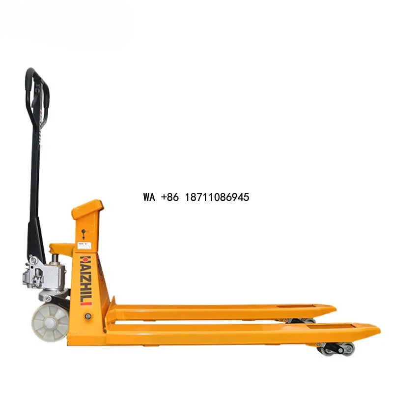 Truck With Scale China Factory Haizhili Mini Pallet Jack Transporting Loading Truck Lift Forklift Hand Pallet
