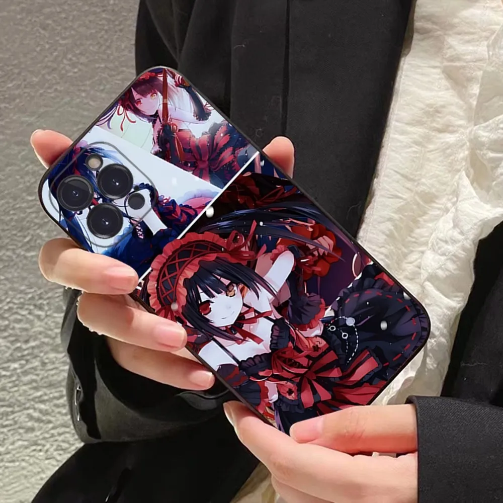 Kurumi Tokisaki Date A Live  Phone Case For iPhone 15 14 11 12 13 Mini Pro XS Max Cover 6 7 8 Plus X XR SE 2020 Funda Shell