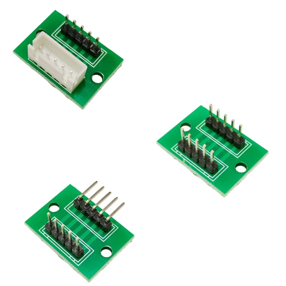 2.54mm Pitch Adapter Board XH2.54 to 2.54mm 5P to 5P Connector Board with Pre-soldered XH2.54 Terminal and Pin Header for DIY