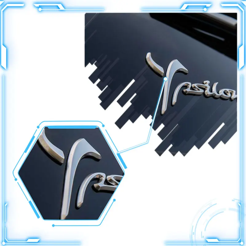 New 3D Car Trunk Metal Badge Emblem For Lancia Ypsilon Logo Delta Voyager Thema Musa Kappa Car Rear Tailgate Fender Decoration